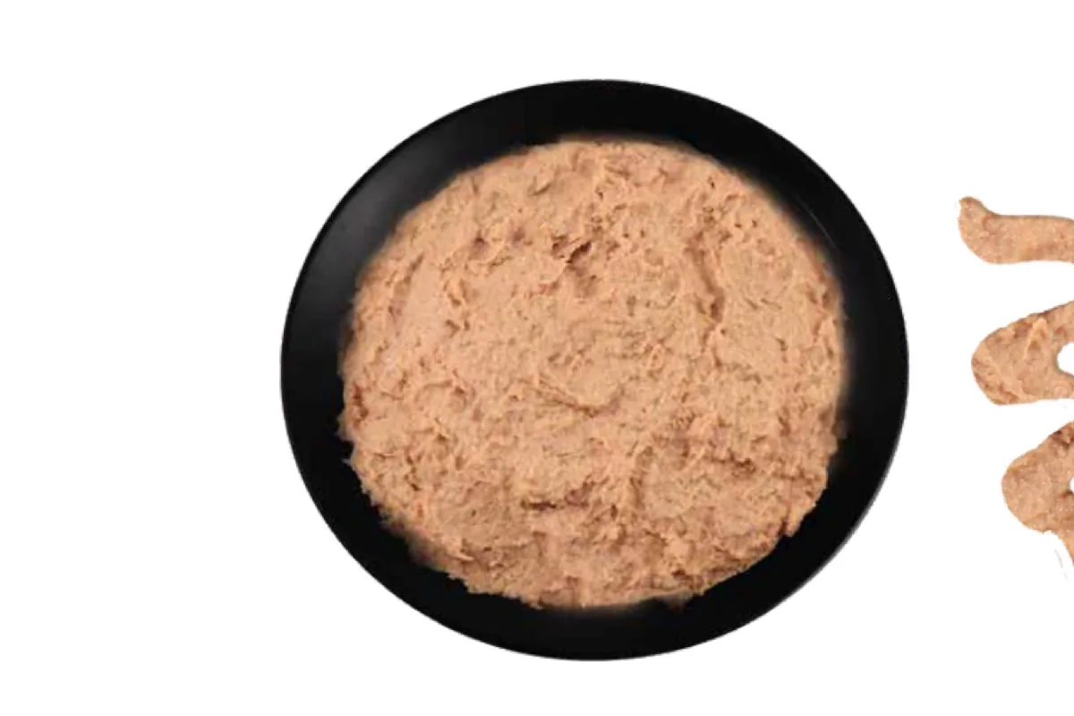 Smooth pet food topper